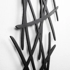 Applique murale brindilles Sarton Tissu et Métal Noir