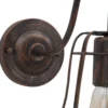 Applique murale industrielle Fer Noir