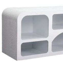 Buffet bas Navalor L160cm design arches style troglodyte Blanc