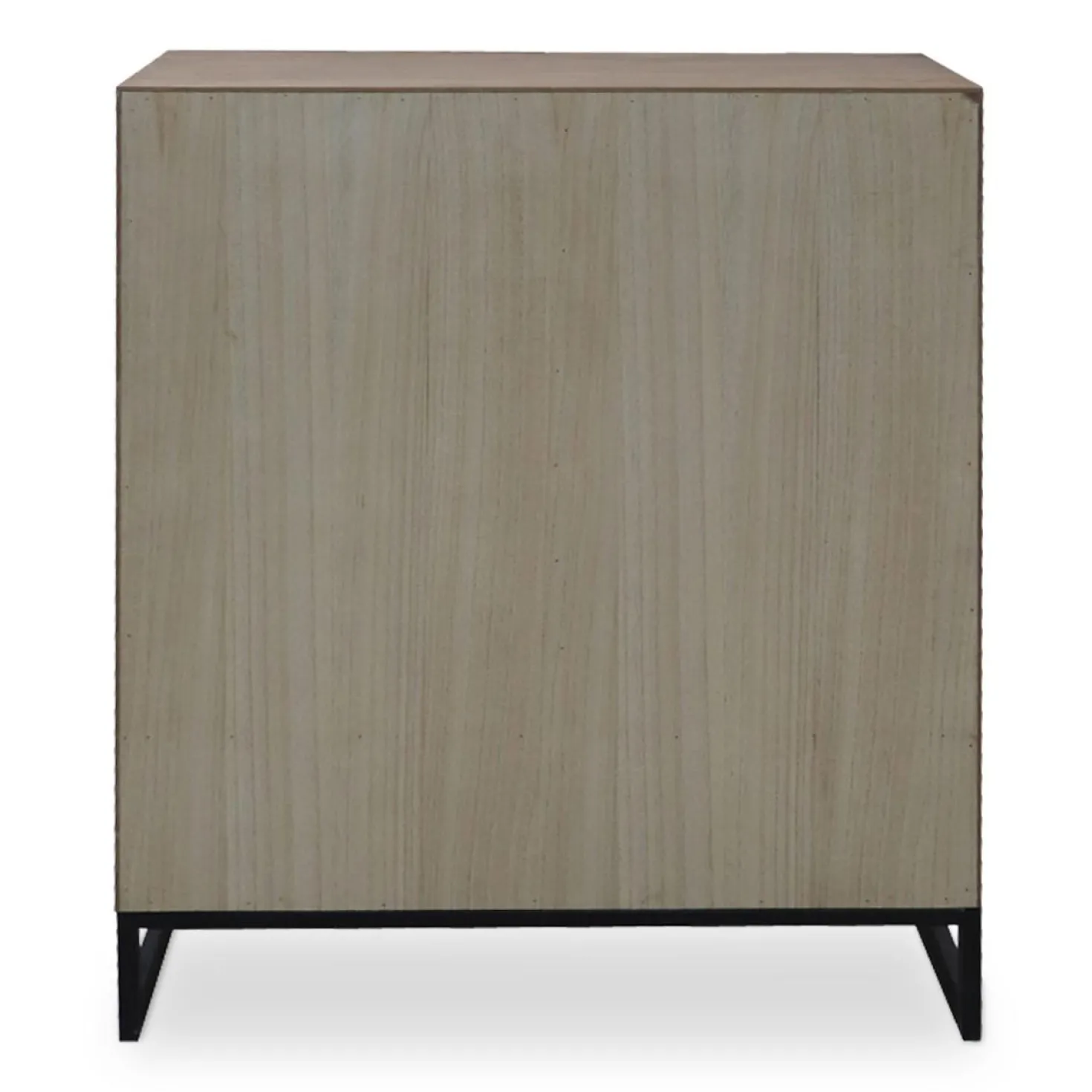 Buffet haut 5 tiroirs et 1 porte battante Panara L90cm Bois d'acacia patiné