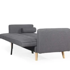 Canapé convertible clic-clac scandinave Slow tissu Gris foncé