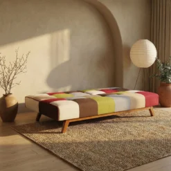 Canapé convertible clic-clac scandinave Yazu Multicolore