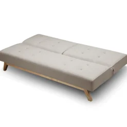 Canapé convertible clic-clac scandinave Yazu Beige