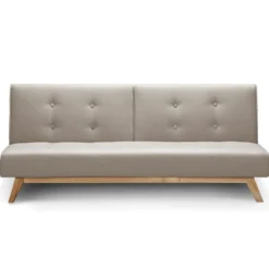 Canapé convertible clic-clac scandinave Yazu Beige