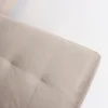 Canapé d'angle avec têtières relevables Alfa Velours Taupe