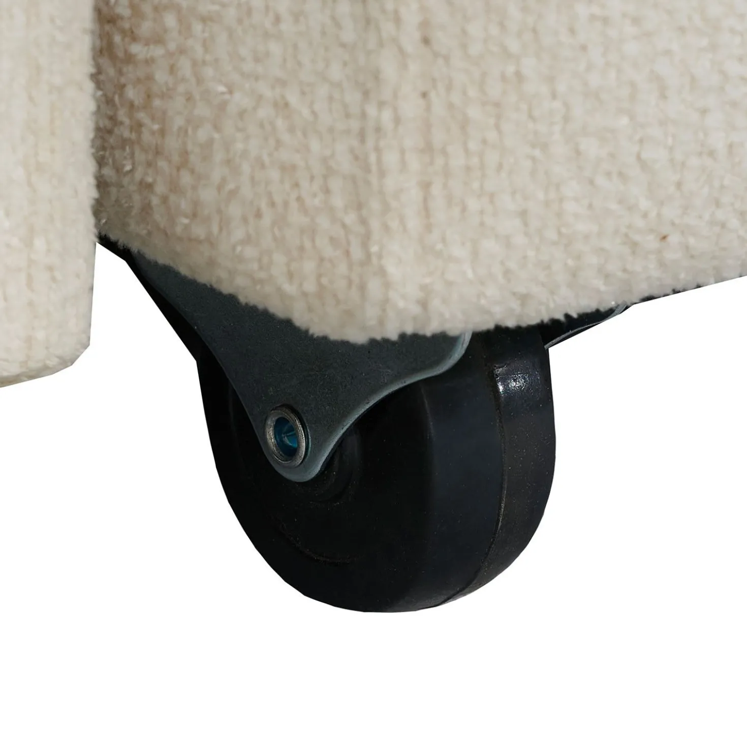 Canapé 3 places convertible et modulable Castelo Tissu texturé Crème