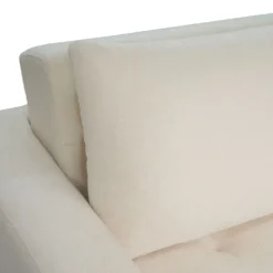 Canapé 3 places convertible et modulable Castelo Tissu texturé Crème