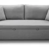 Canapé 3 places Convertible Saphir Tissu Gris Clair