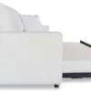 Canapé 3 places Convertible Saphir Tissu Bouclette Écru