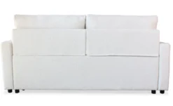 Canapé 3 places Convertible Saphir Tissu Bouclette Écru