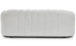 Canapé 3 places design Sidonie Tissu bouclette Blanc