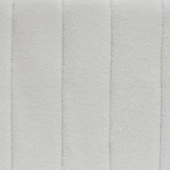 Canapé 3 places design Sidonie Tissu bouclette Blanc