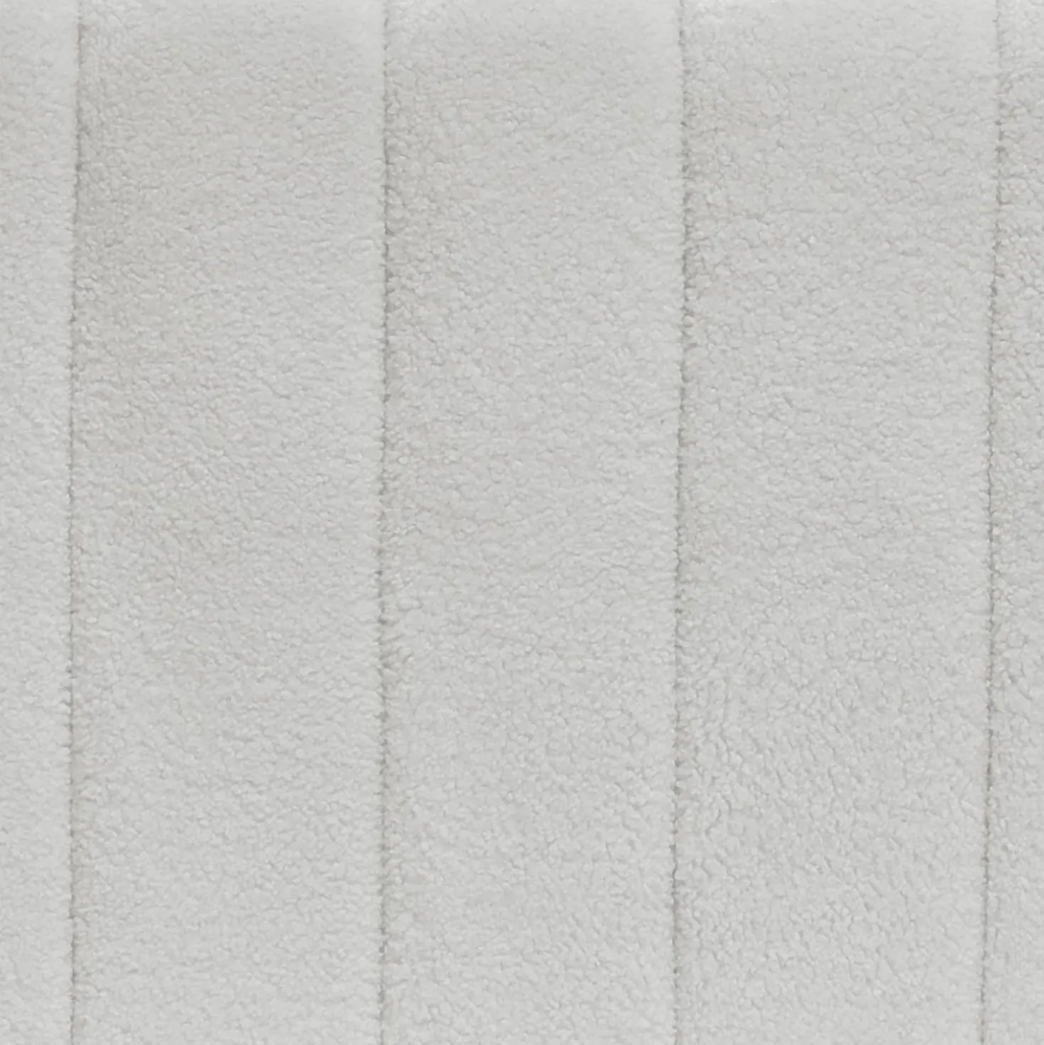 Canapé 3 places design Sidonie Tissu bouclette Blanc