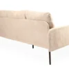 Canapé 3 places moderne et élégant Manuelo Velours côtelé Beige