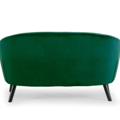 Canapé 3 places scandinave Savoy Velours Vert