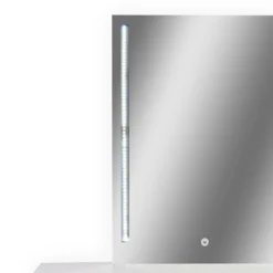 Coiffeuse avec miroir LED Talisma L80cm Blanc