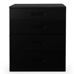 Coiffeuse compacte 60cm avec miroir LED, tiroir et pouf intégré Germina XL Noir