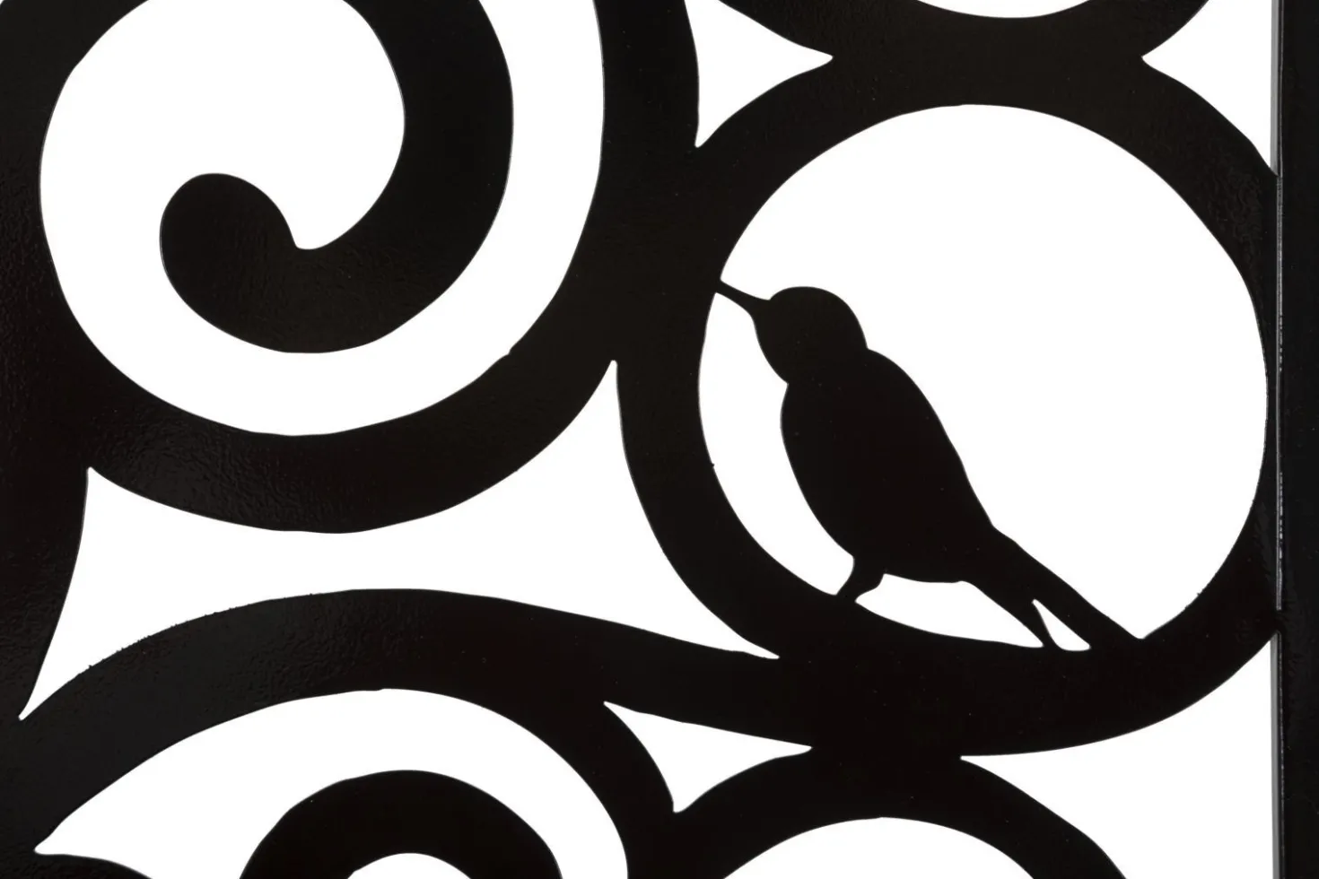 Décoration murale 3D Arbre Fer Noir silhouettes oiseaux