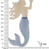 Décoration murale 3D Sirena Métal et MDF multicolore