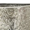 Ensemble de vases texturés argentés 2 pcs