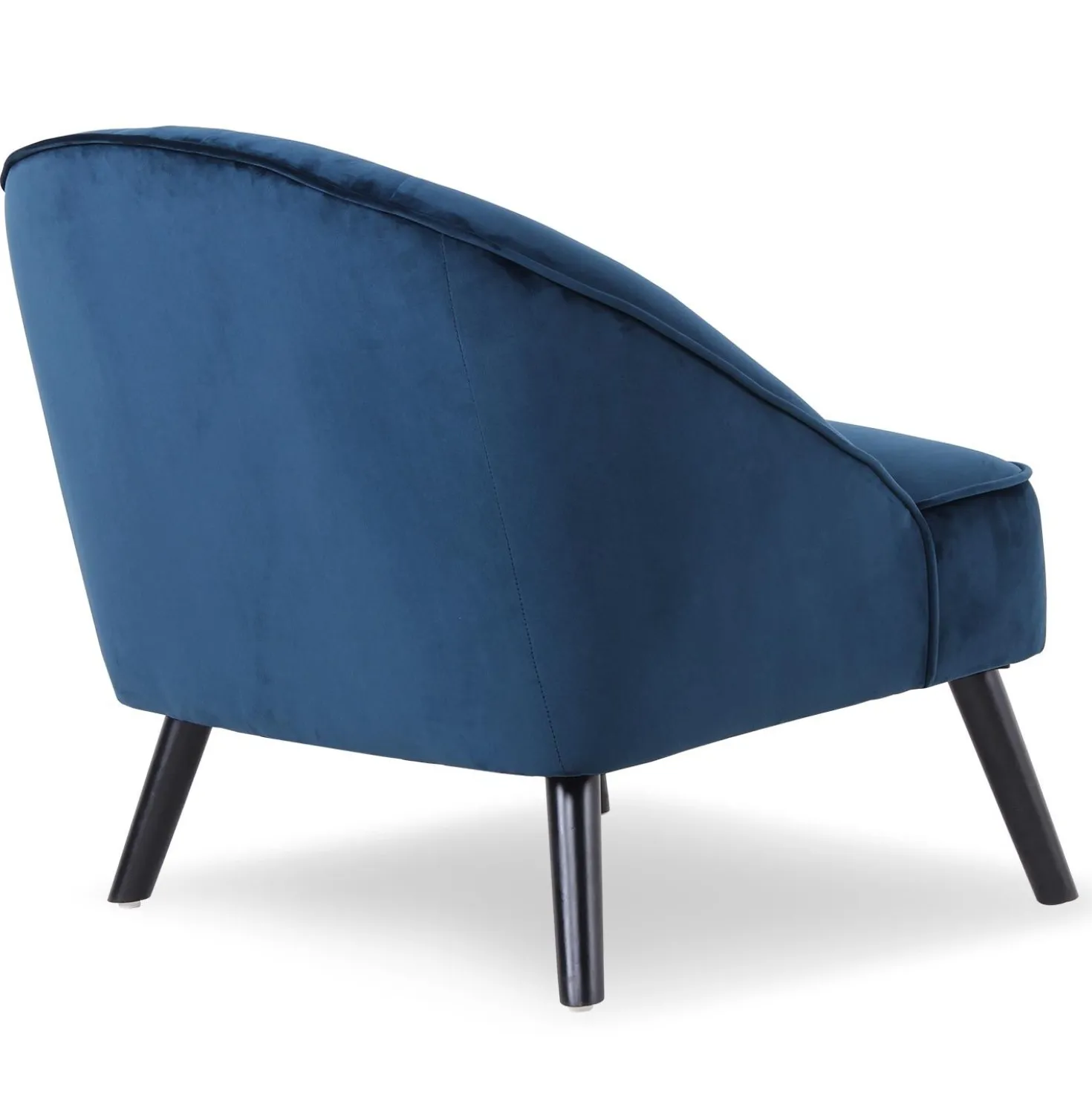 Fauteuil Ioan Velours Bleu