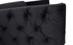 Fauteuil Joshua Velours Noir