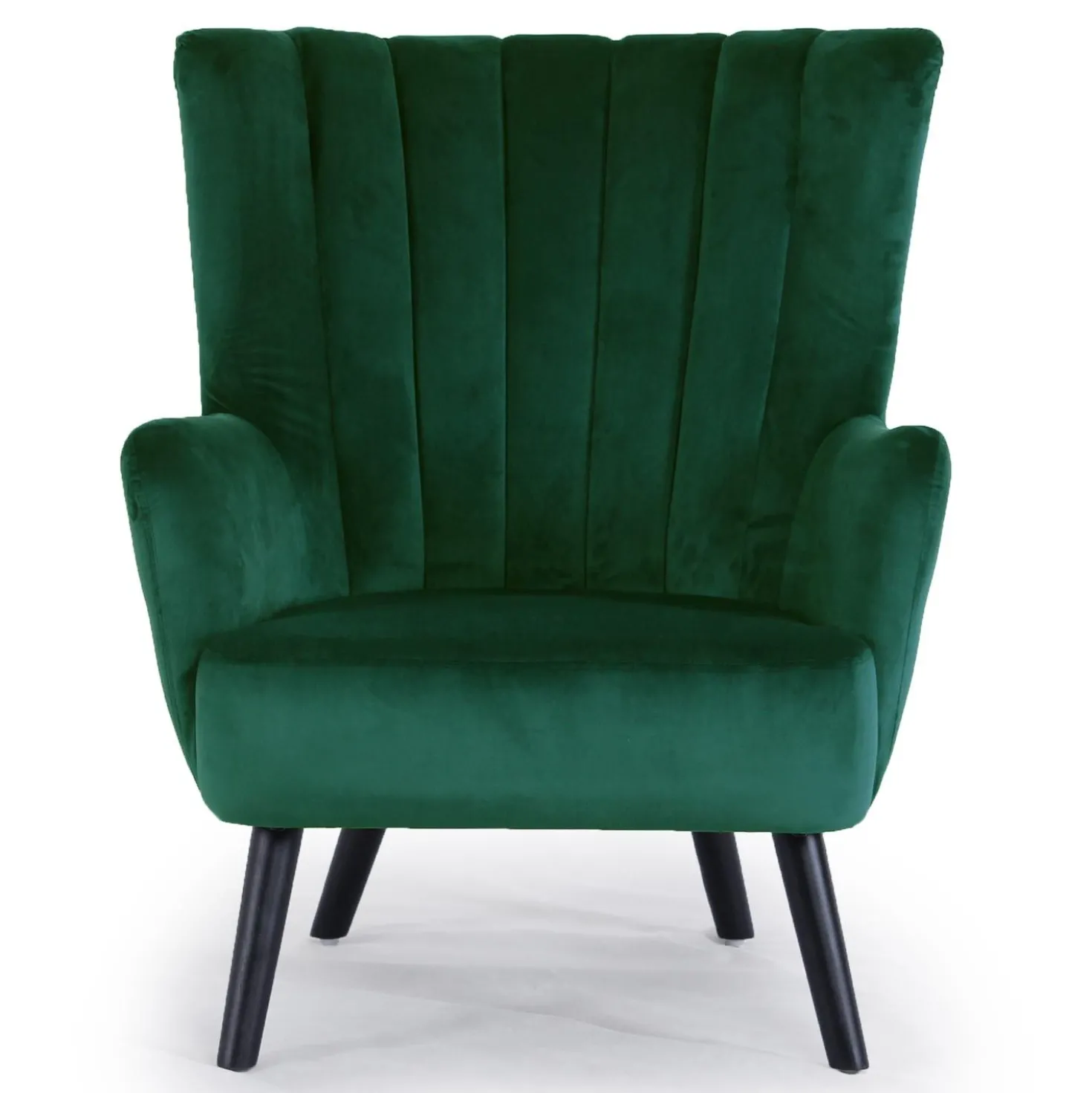 Fauteuil matelassé Vidal Velours Vert