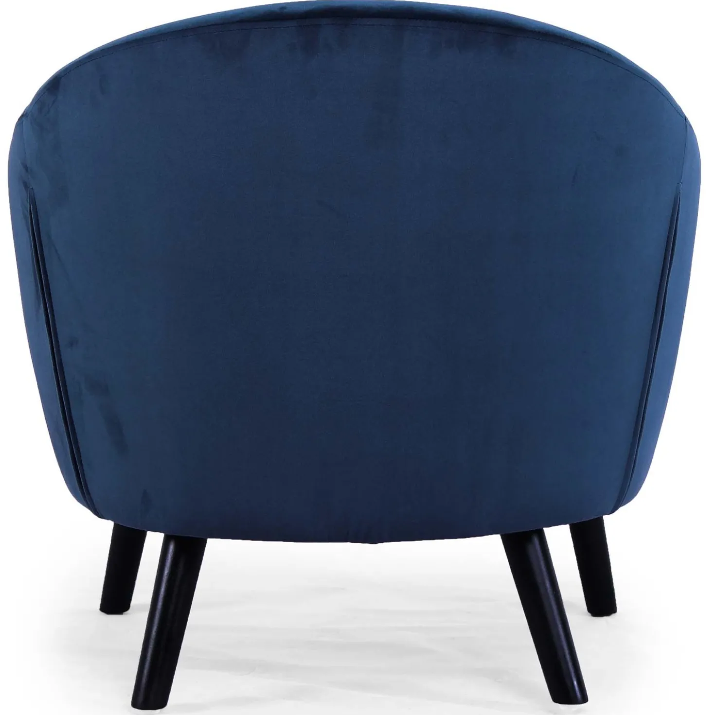 Fauteuil scandinave Savoy Velours Bleu