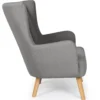 Fauteuil scandinave Vidal Tissu Gris