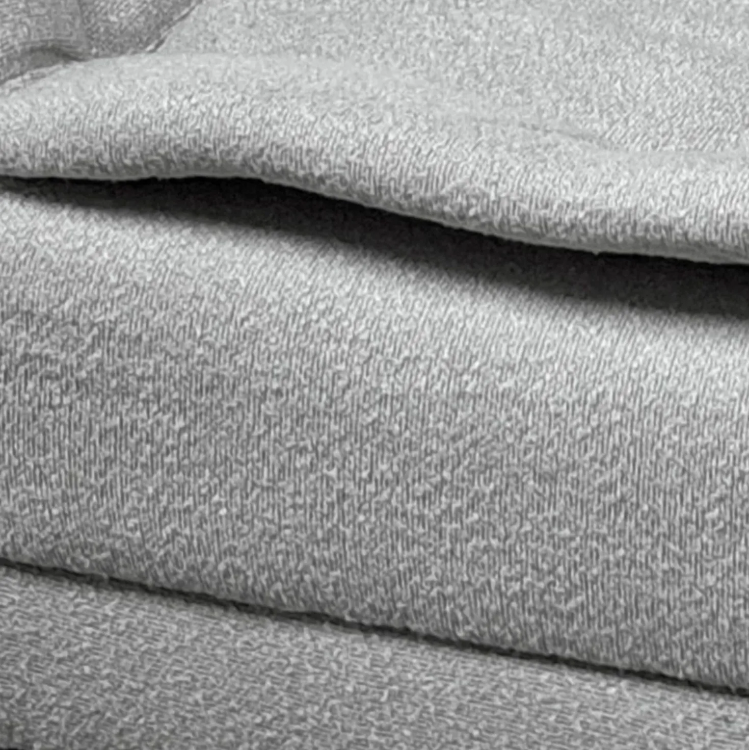 Fauteuil transformable en banquette Lefkada Tissu texturé Gris