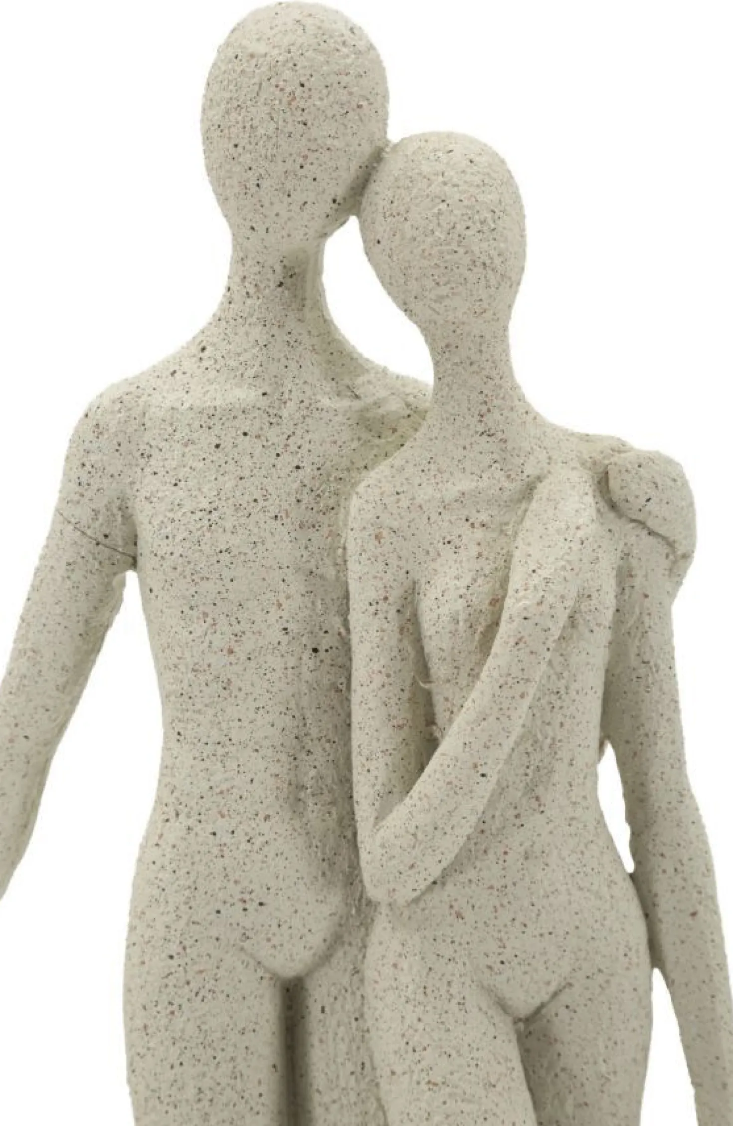 Figurine Family Stons Polyrésine Beige
