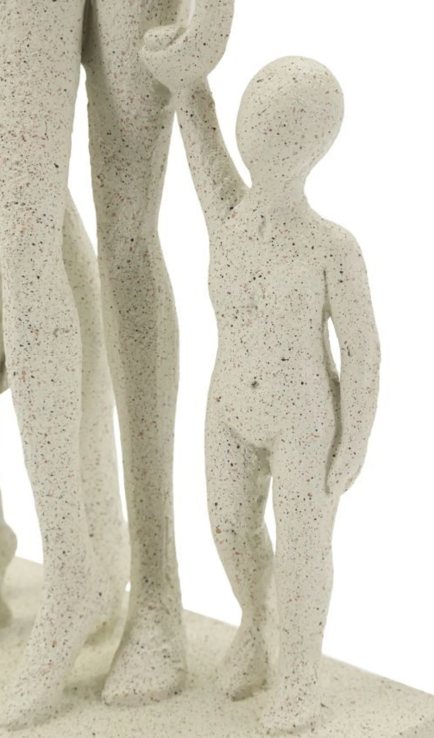 Figurine Family Stons Polyrésine Beige