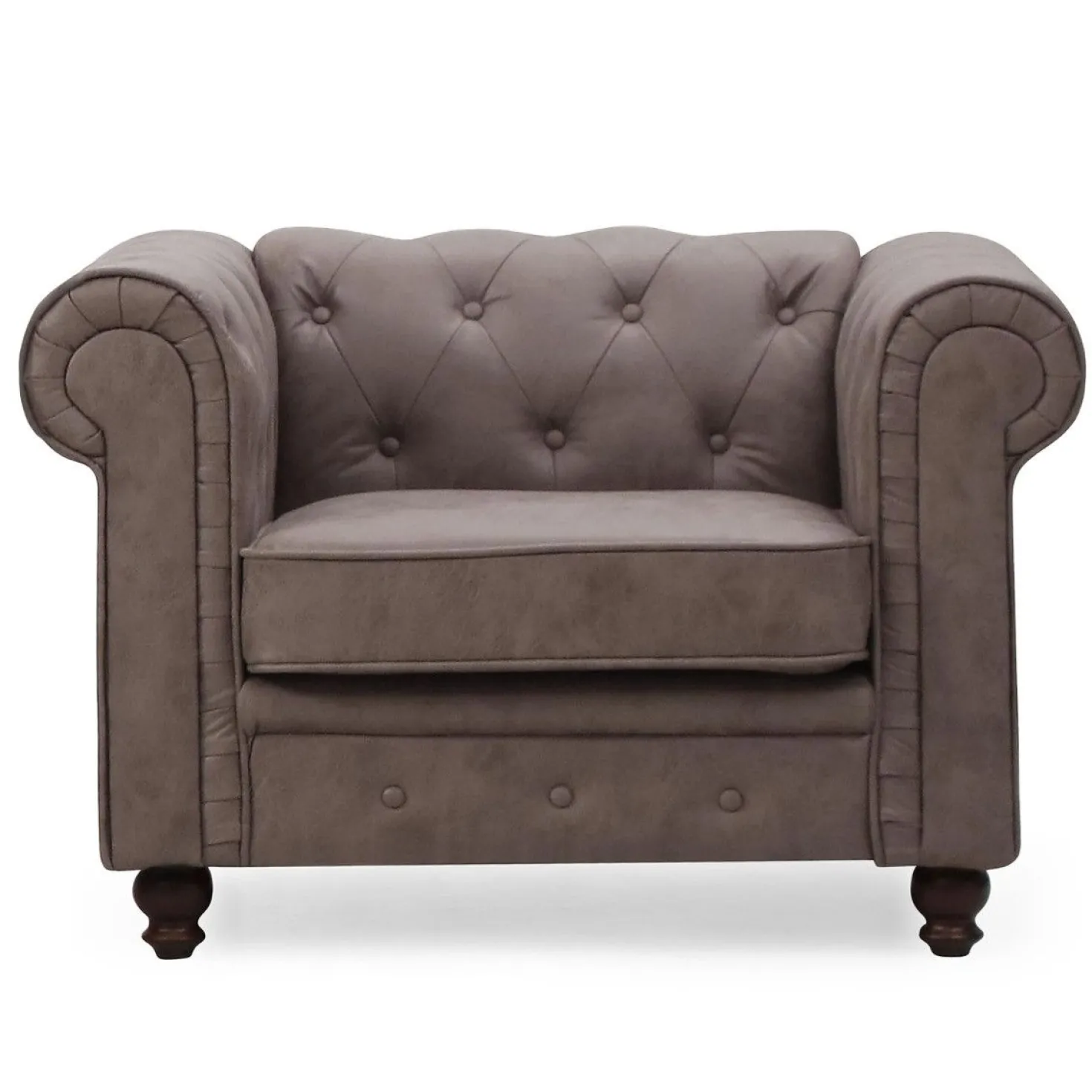 Grand fauteuil Chesterfield Vintage