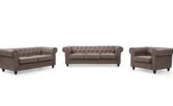Grand fauteuil Chesterfield Vintage