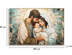 Impression sur toile Nativité Laquaré avec cadre