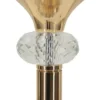 Lampe debout Gipsy Métal Doré abat-jour Blanc