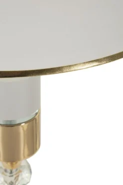 Lampe debout Gipsy Métal Doré abat-jour Blanc