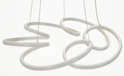 Lampe de plafond Glovy blanche LED