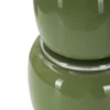 Lampe de table Eva Verre Vert abat-jour Velours Noir