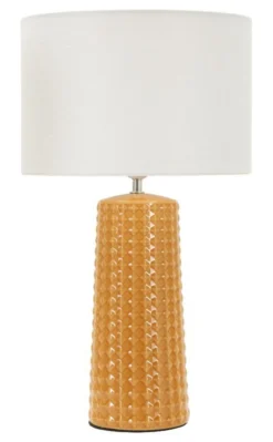 Lampe de table Gliss céramique Moutarde