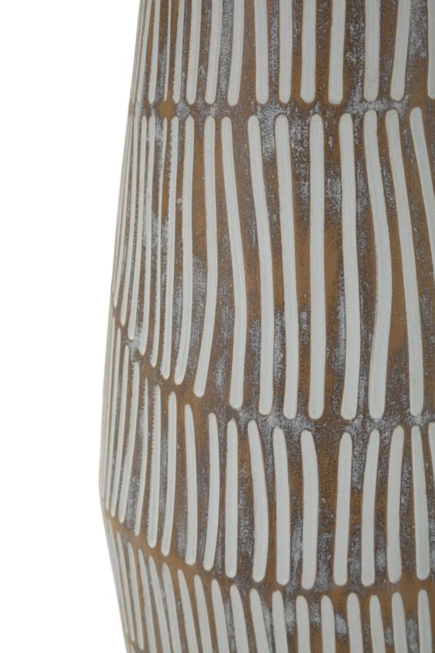 Lampe de table Hanoï Résine et Abat-jour en Lin Naturel