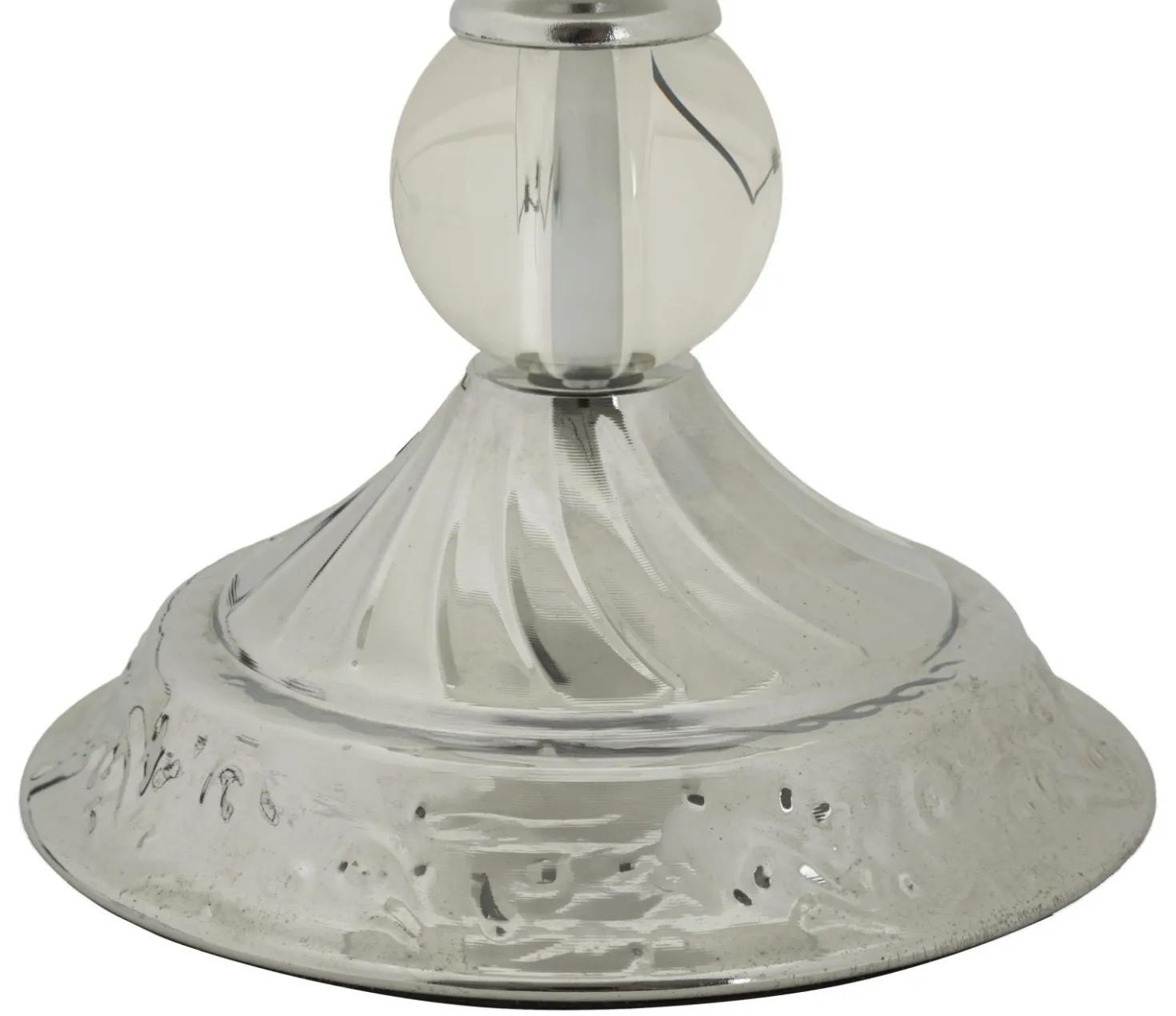 Lampe de table Kody finition brillante abat-jour brodé