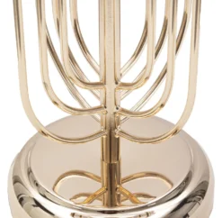 Lampe de table Krista Métal Doré abat-jour Tissu Rose