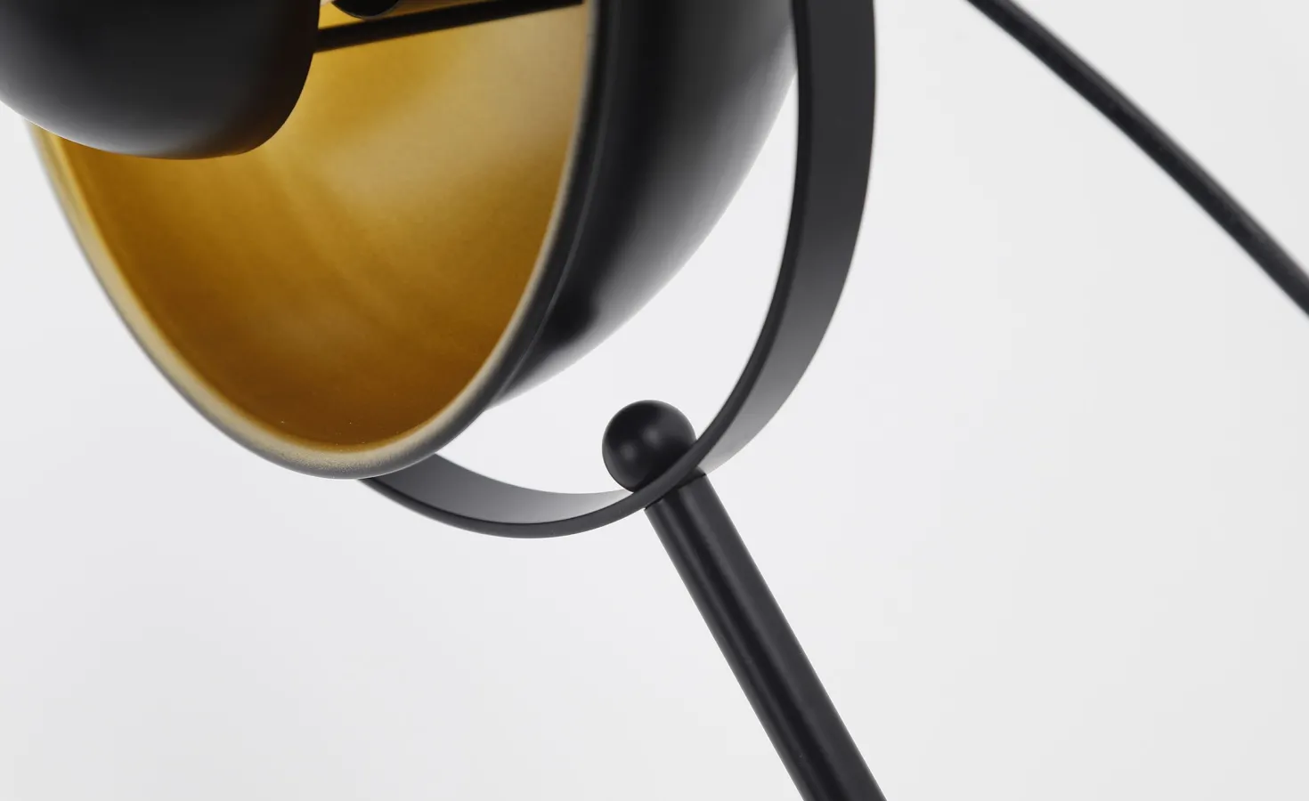 Lampe de table Loxias Noir et Or
