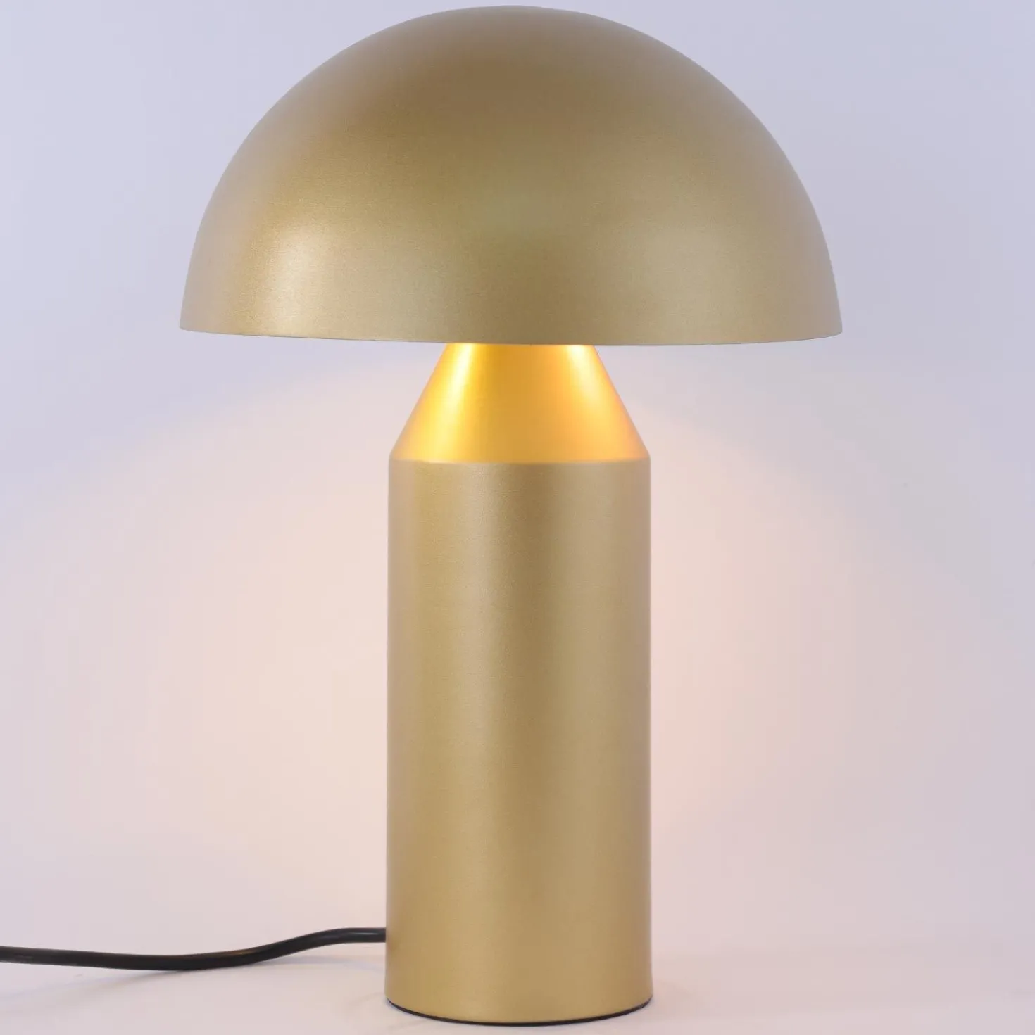 Lampe de table Mushroom Verre Or