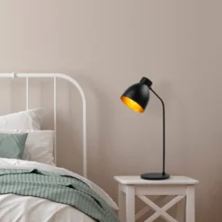 Lampe à poser Mahel H60cm Métal Noir