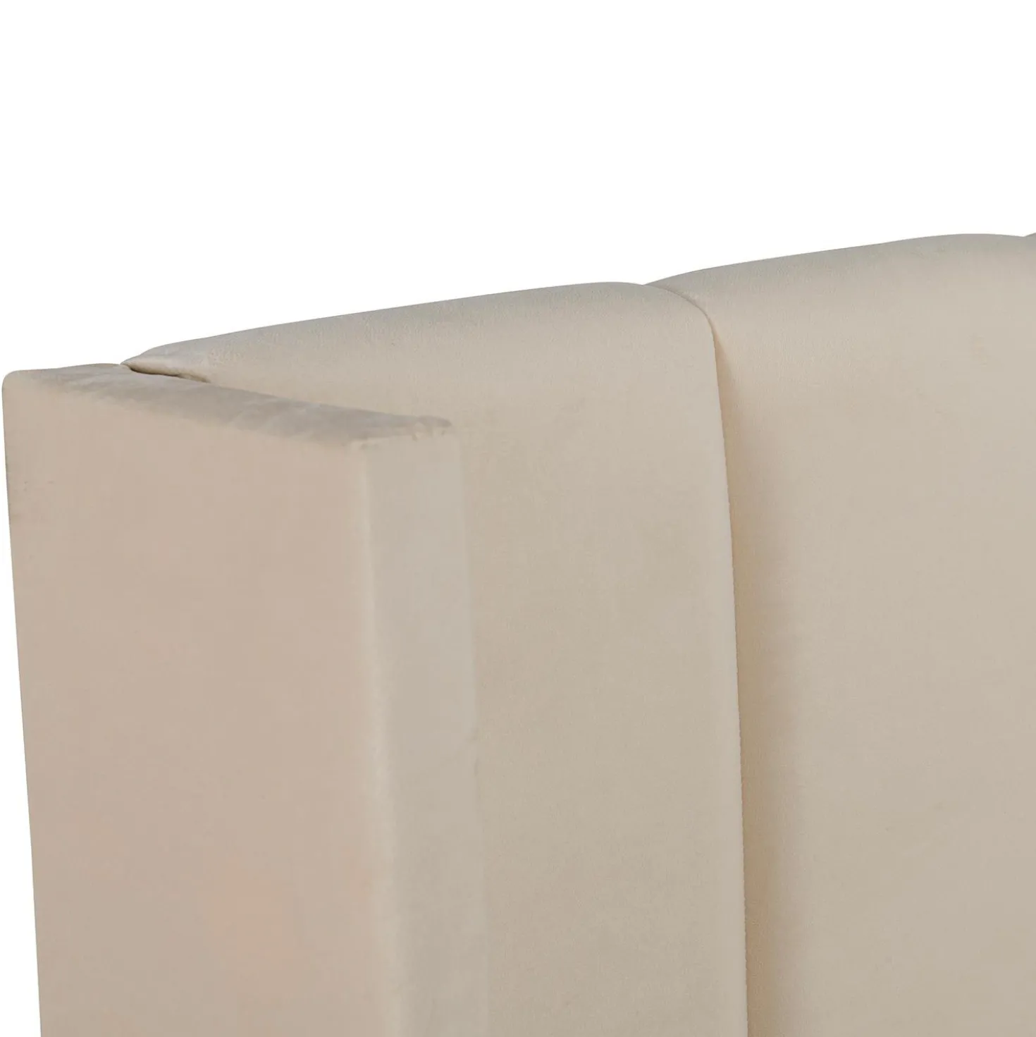 Lit complet avec sommier relevable prises USB et lumières intégrées Line 140x190cm Velours Beige