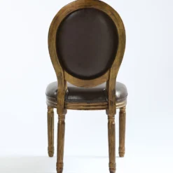 Lot de 20 chaises de style médaillon Louis XVI Simili (P.U) Marron bois patiné Or