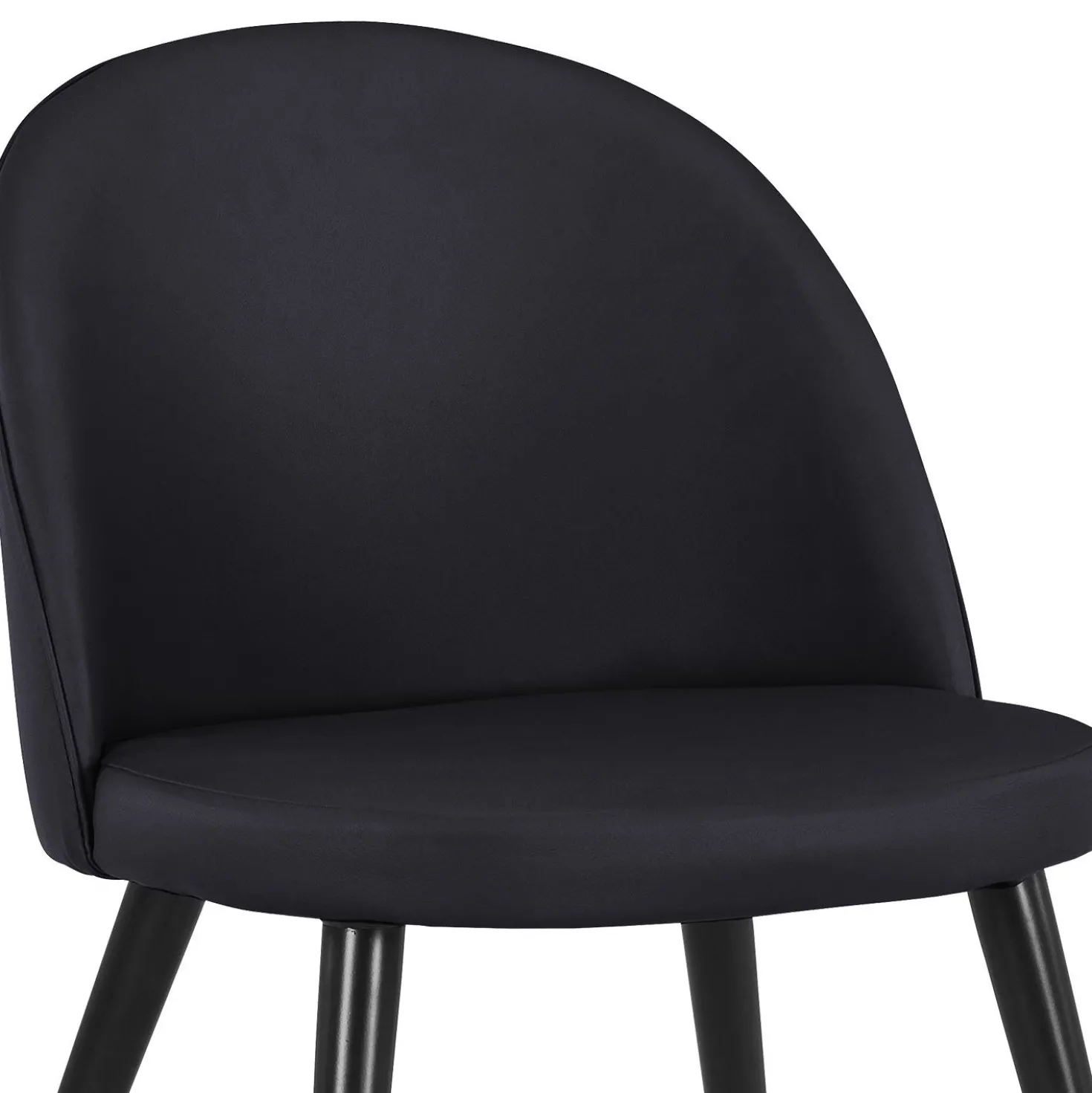 Lot de 2 chaises Maury Simili P.U. Noir