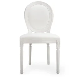 Lot de 20 chaises médaillon Louis XVI Simili (P.U) Blanc